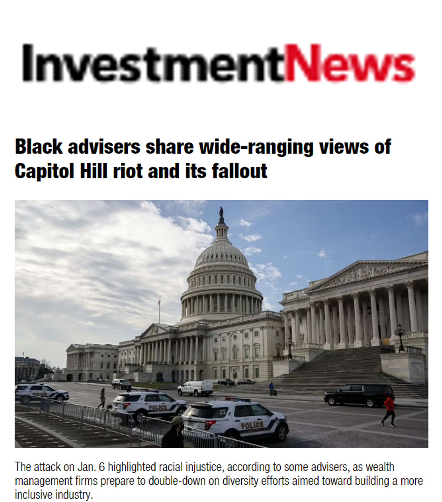 Article from Investment News