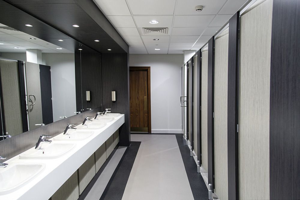 A Bathroom With a Lot of Sinks and Mirrors — Hey Presto Kitchens & Renovations in Armidale, NSW