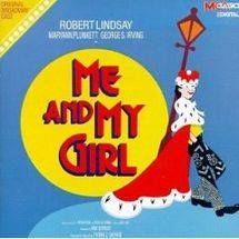 A poster for a musical called me and my girl.