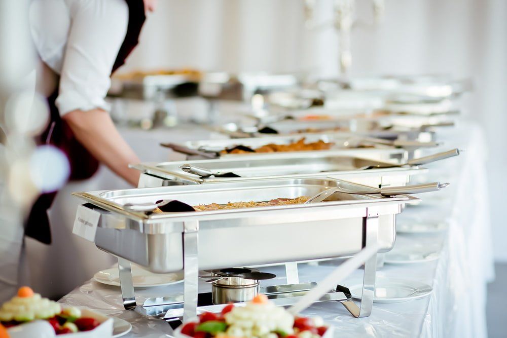 Buffet Table With Bain Maries  — Wedding & Event Hire In Goonellabah, NSW