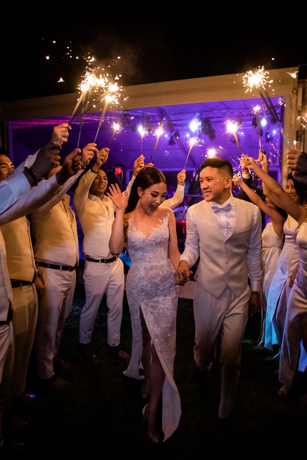 Couple Recently Married And Heading To Celebration — Wedding & Event Hire In Goonellabah, NSW