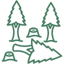 lot clearing icon
