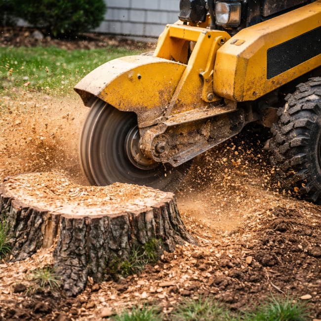 stump grinding service