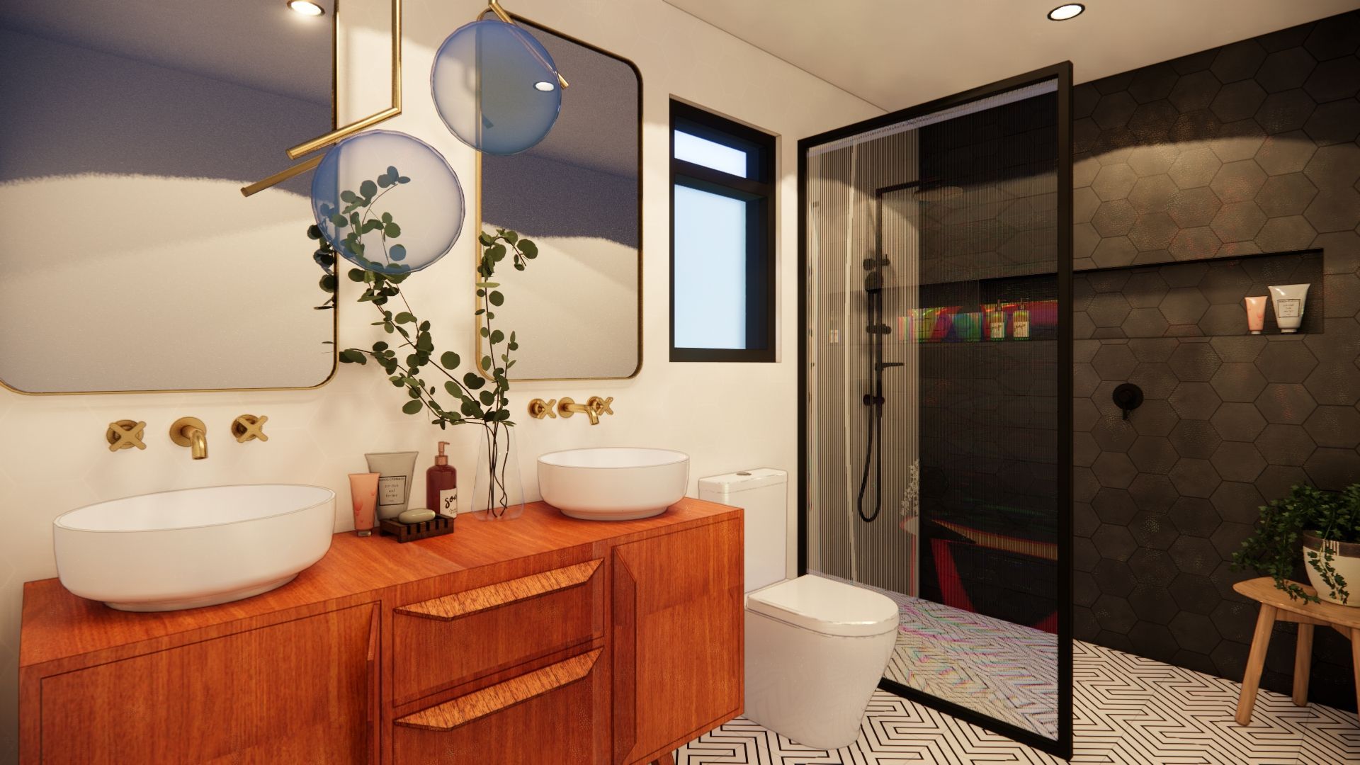 Midcentury Modern Bathroom
