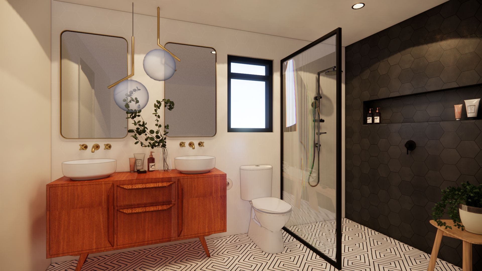 Mid Century Modern Bathroom Renovations