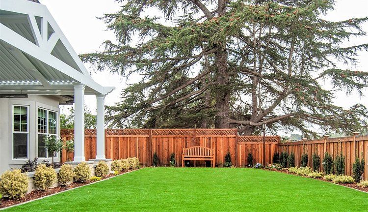 San Ramon backyard remodel w/ syn lawn