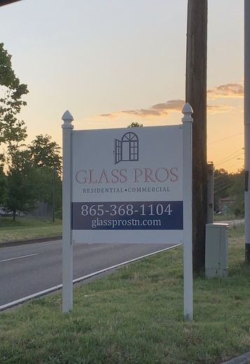 Glass Pros business sign