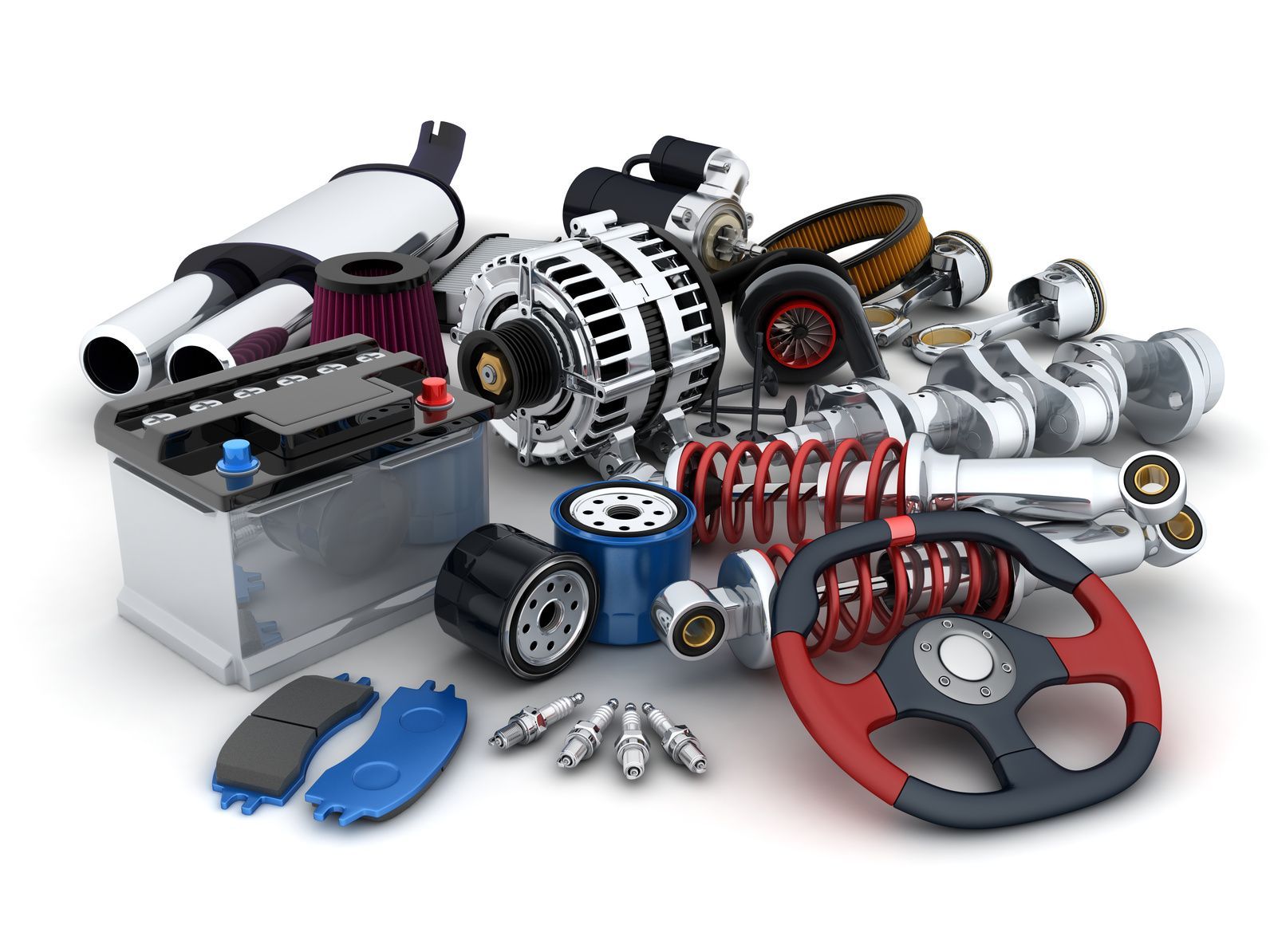 A Display Of Trailer Spares In A Store — Murgon Auto Parts & Outdoors In Murgon, QLD