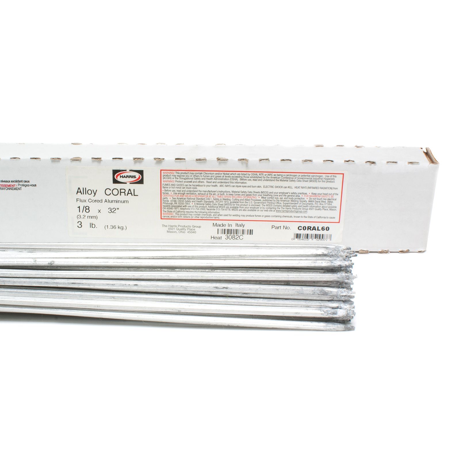 APORTE CORAL ALUMINIO C/FUNDENTE 1/8 HARRIS