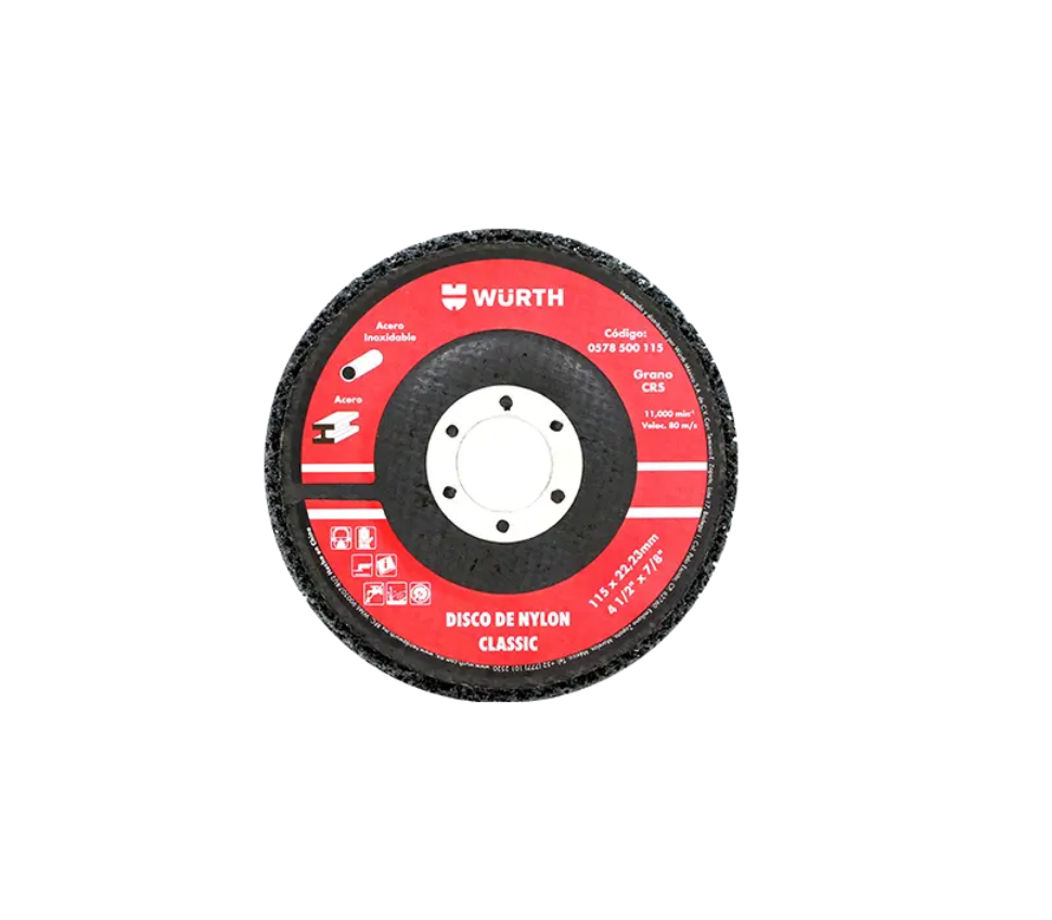 DISCO NYLON 4 1/2 WURTH