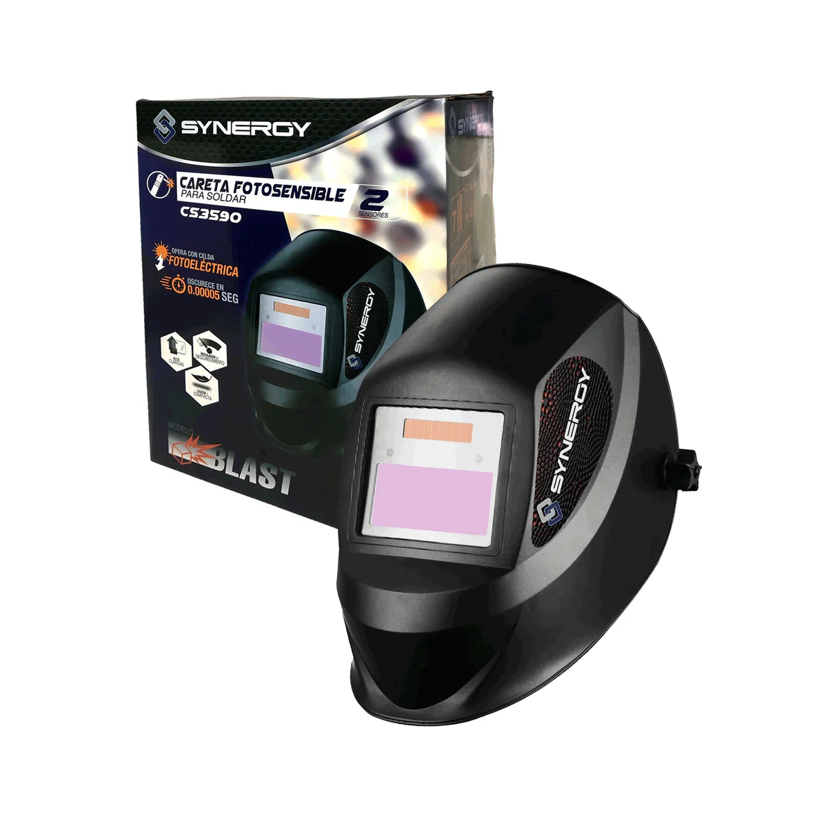 CARETA FOTOSENSIBLE PARA SOLDAR CS3590