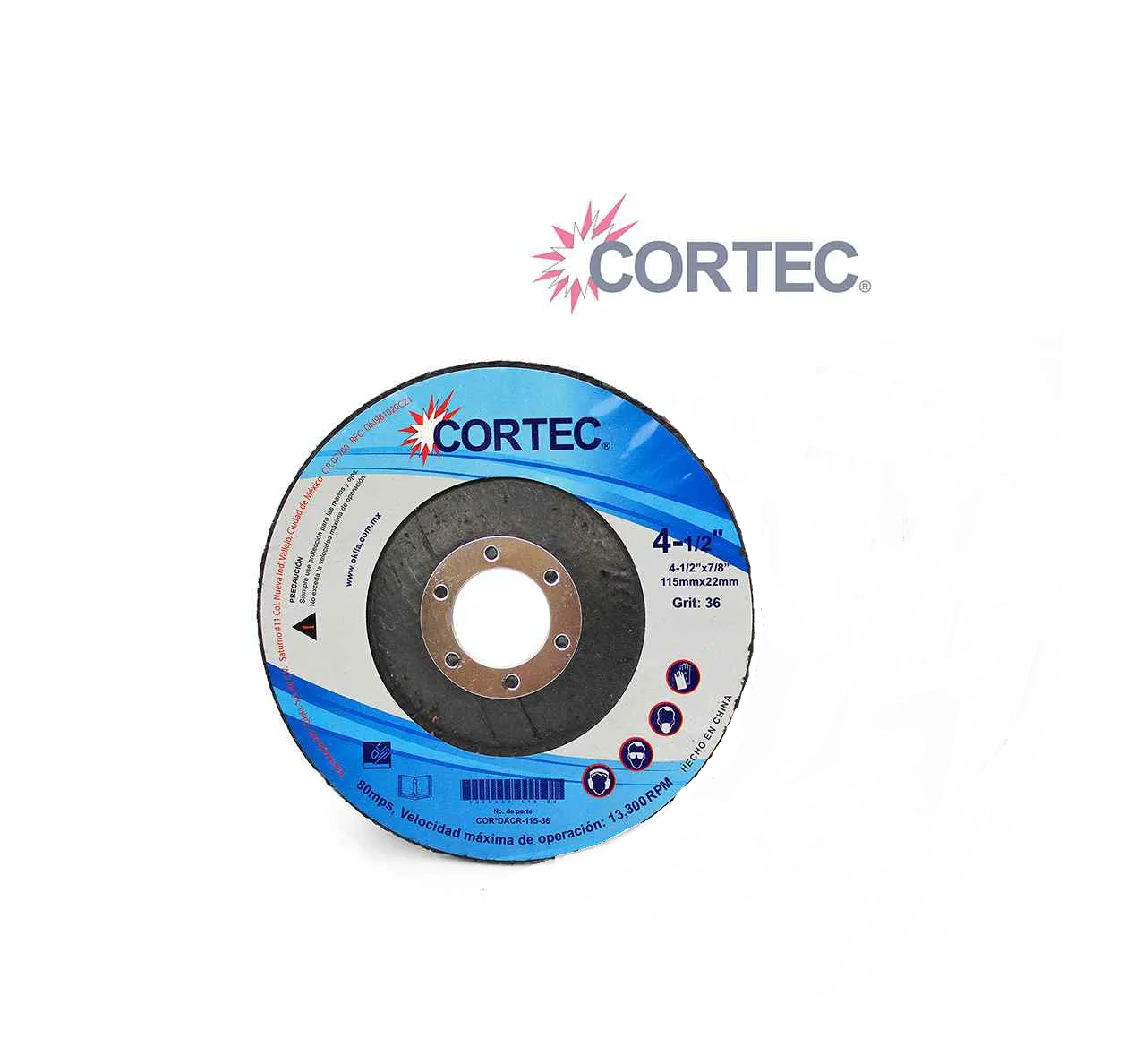 DISCO LAMINADO 4 1/2 G-36 CORTEC