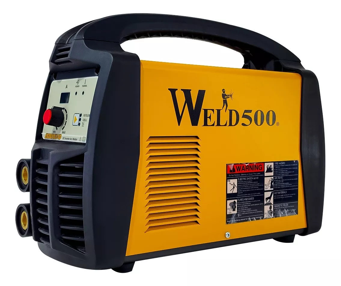 MAQUINA DE SOLDAR INVERSOR WELD 500 DE 200 AMP 110-220