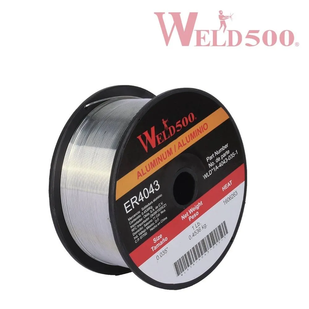 MICRO ALAMBRE ALUMINIO 4043 .035 1LB WELD500