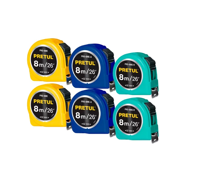 FLEXOMETRO 8M EN DISPLAY BOX 6 PZA PRETUL