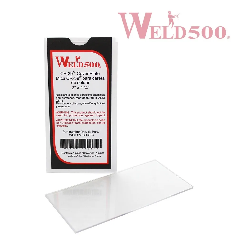 COVER PLATE MICA CR-39 PARA CARETA DE SOLDAR WELD 500