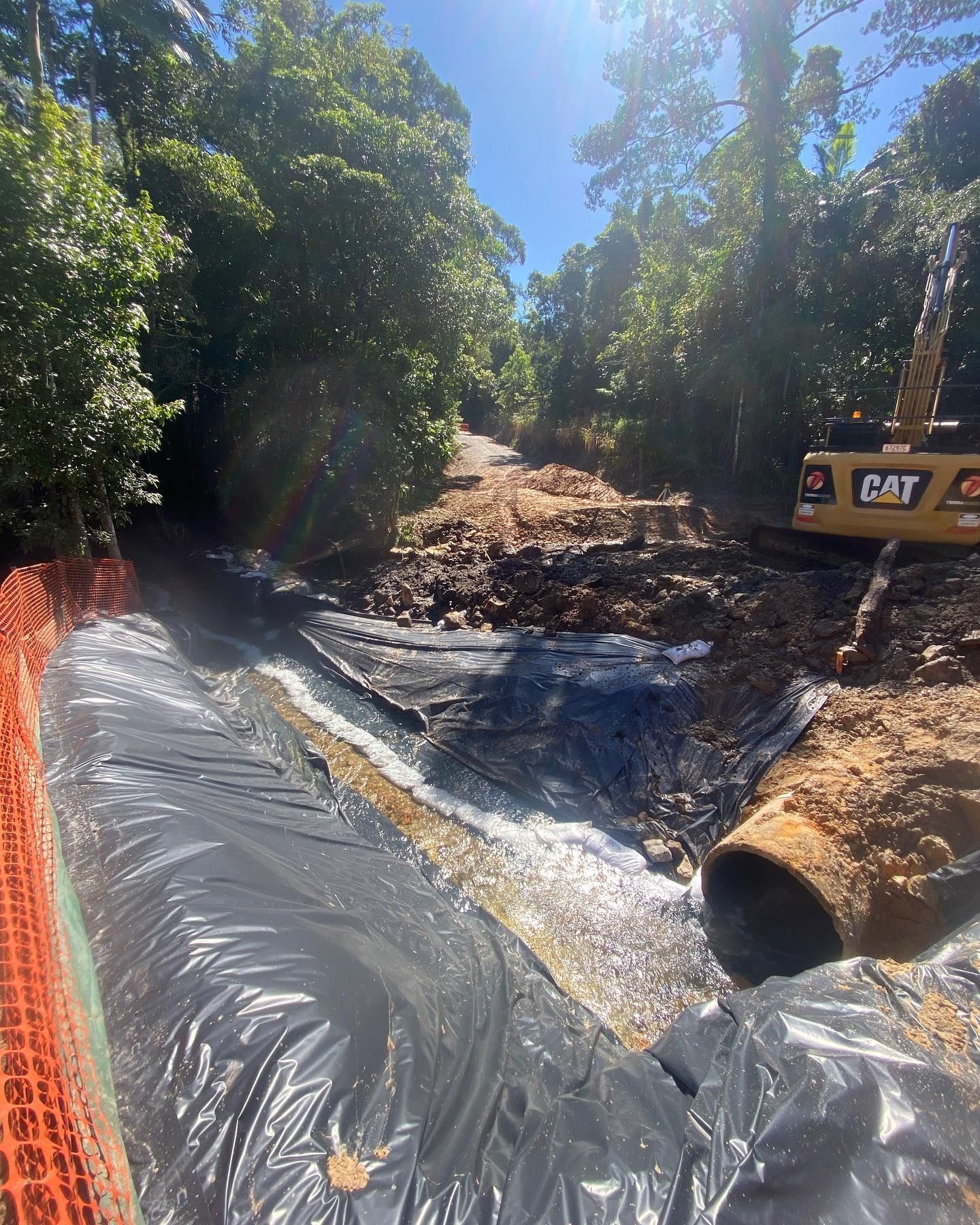Construction Site in a Forest — Terranovus Earthworks & Plant Hire in Cairns City, QLD
