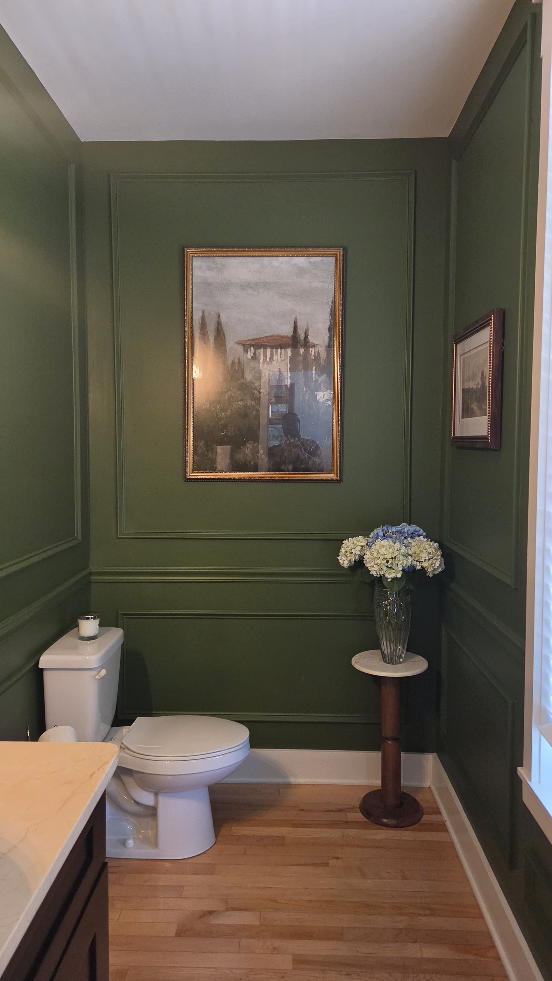 Interior painting transformation project