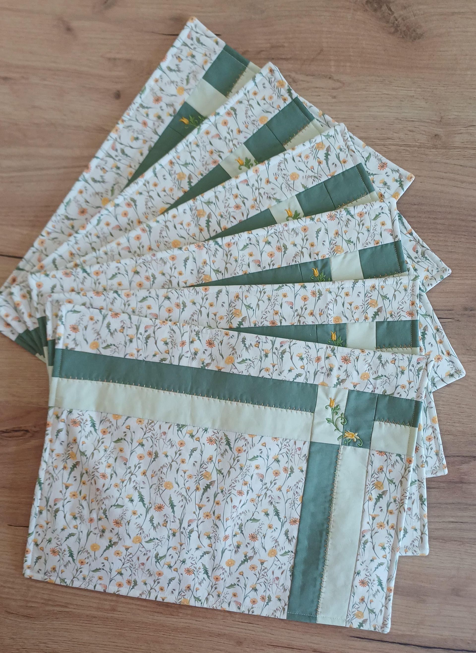 Tischsets grün