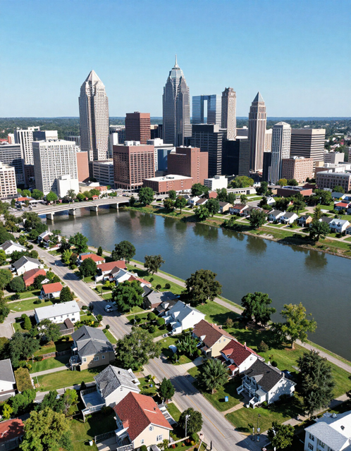 Columbus, Ohio skyline — Top Tier Cleaning's home