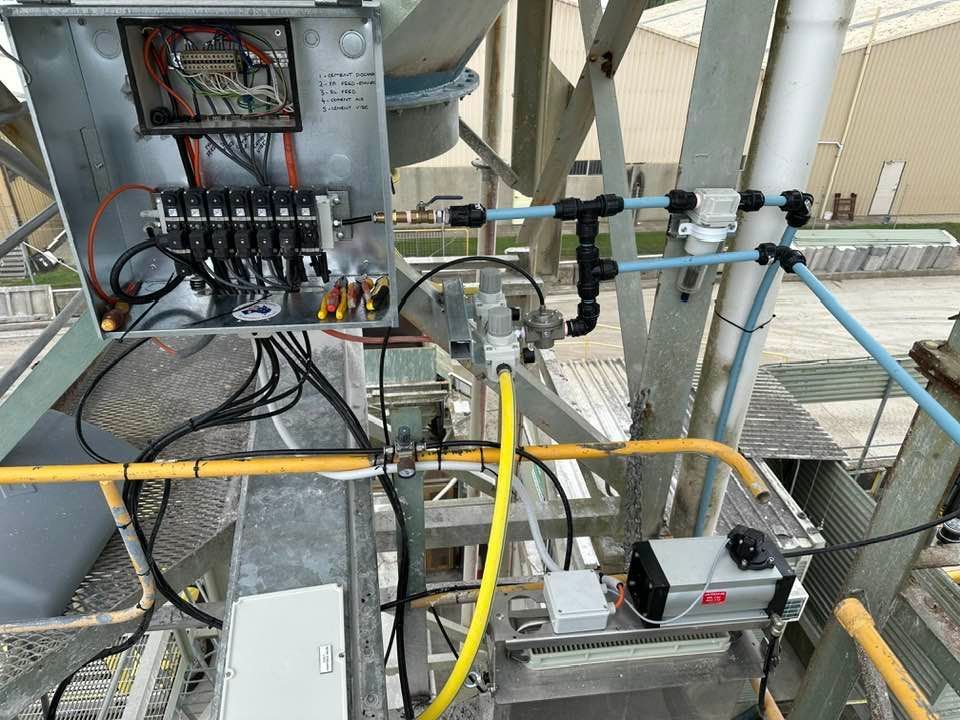 A Bunch Of Wires Are Connected To A Metal Structure — BayCoast Electrical & Control Solutions in Maloneys Beach, NSW