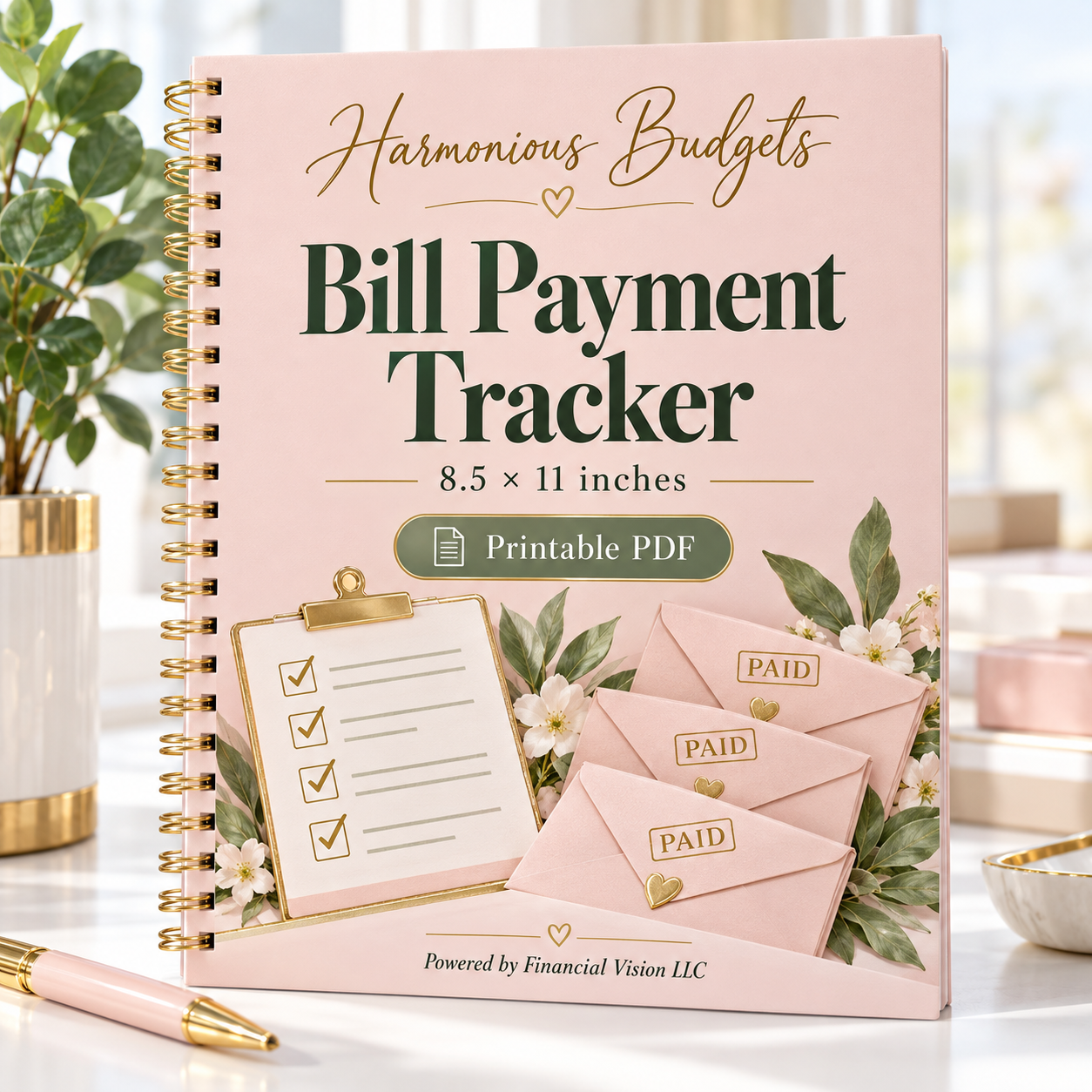 Harmonious Budgets Bill Payment Printable