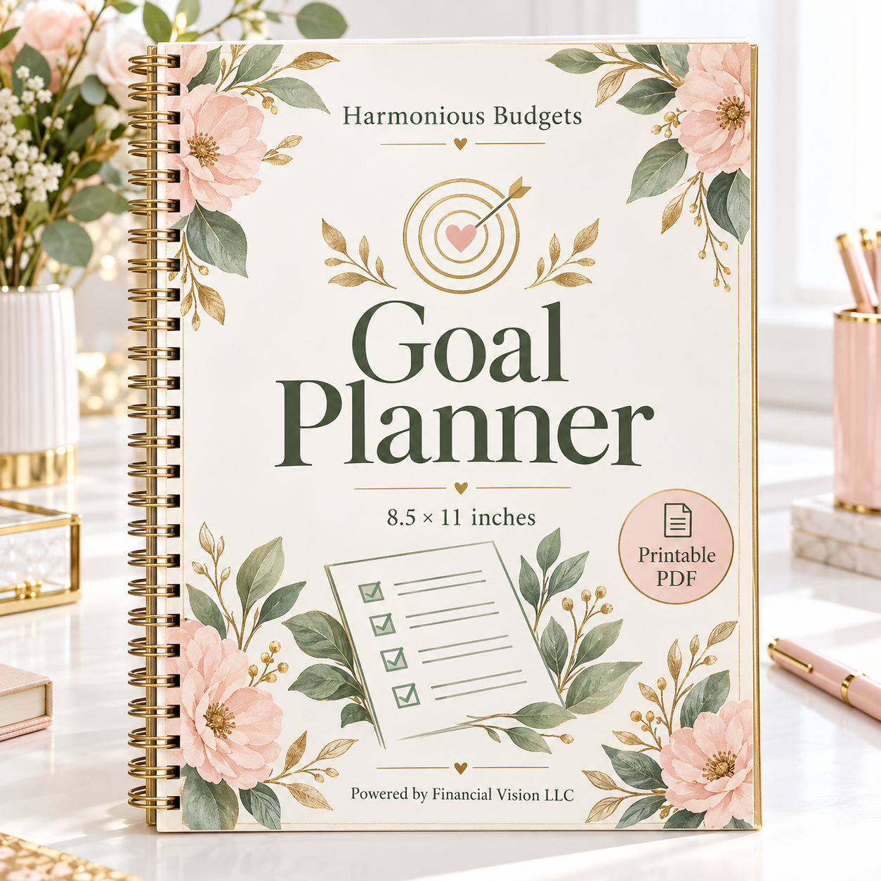 Harmonious Budgets Goal Planner Tracker