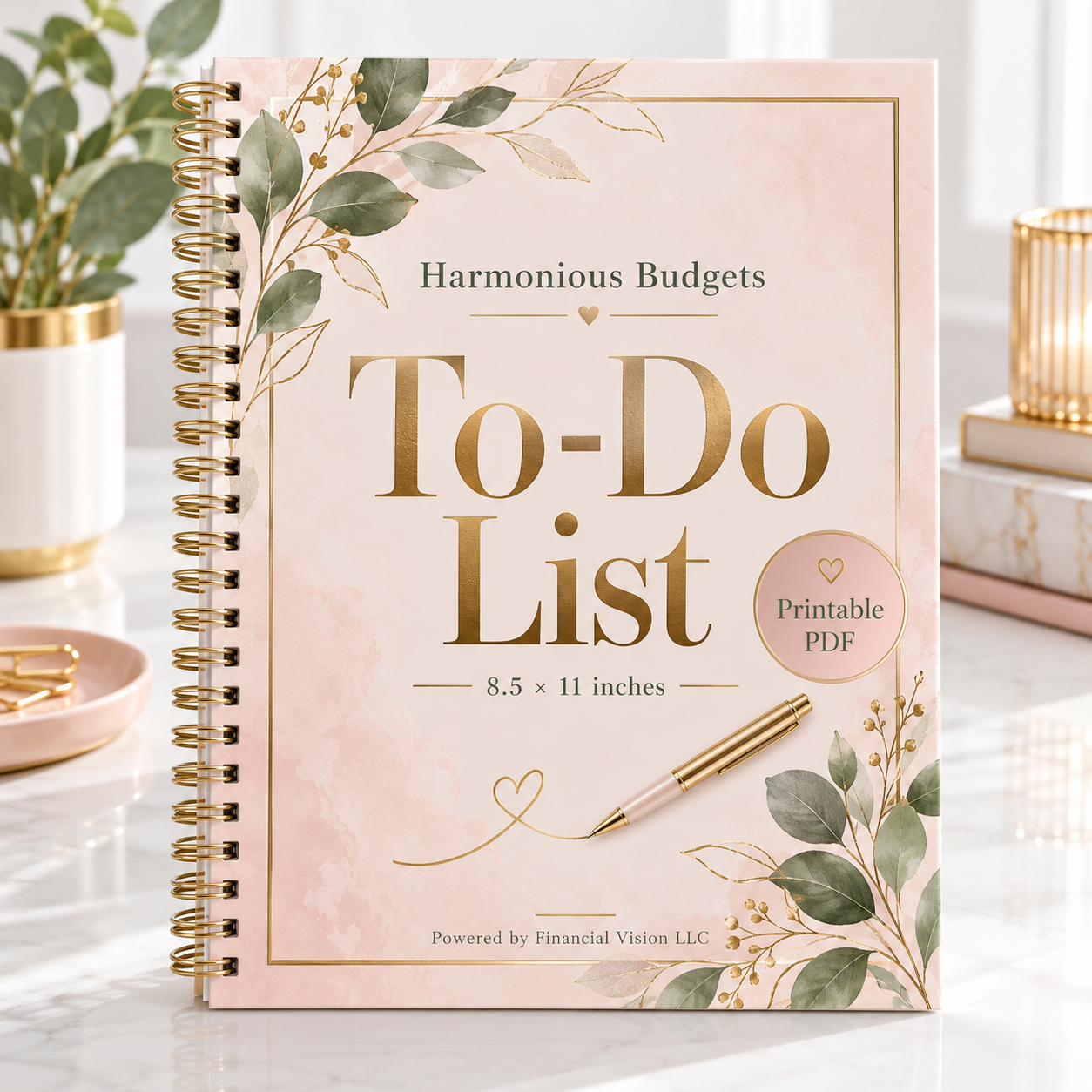 Harmonious Budgets To-Do List Printable