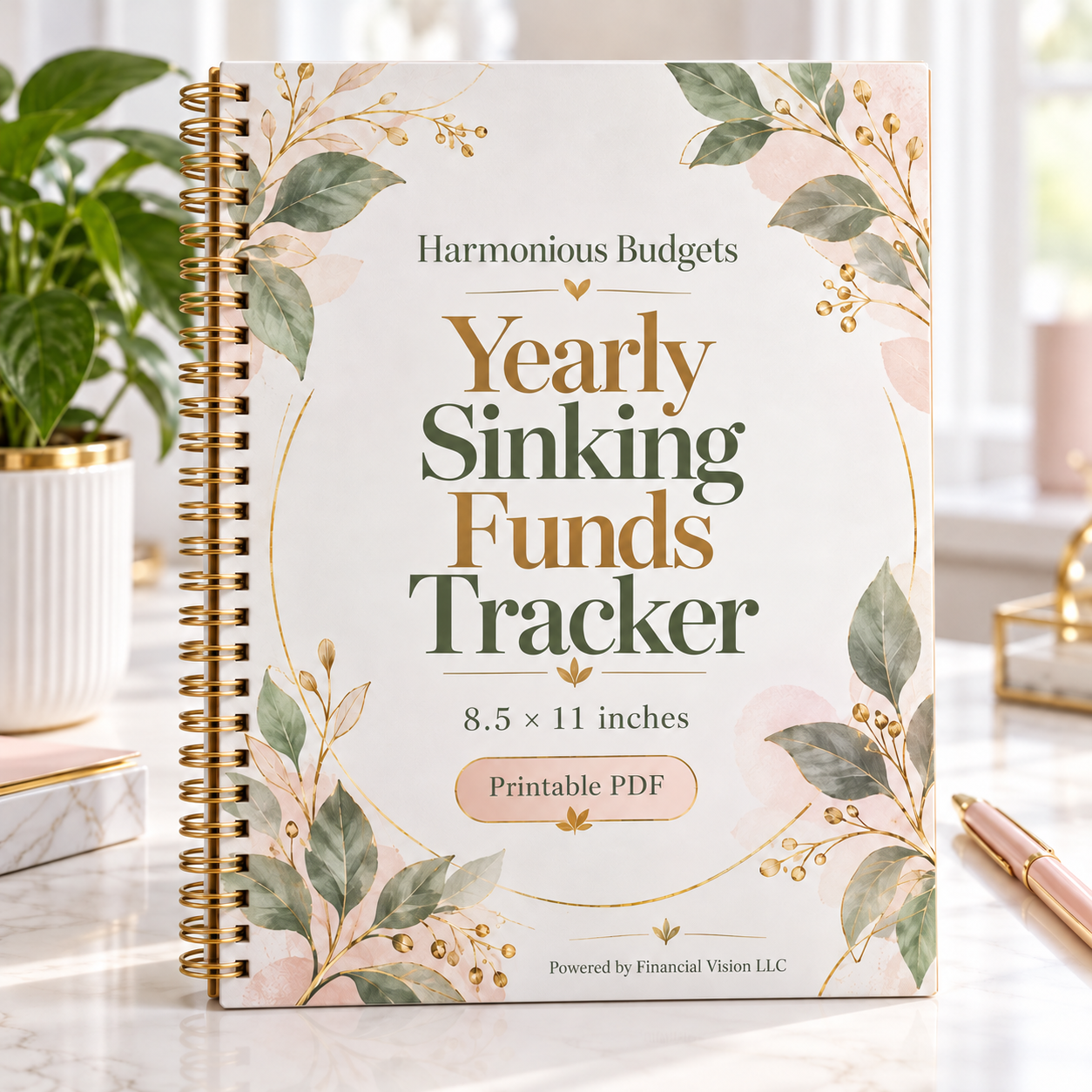 Harmonious Budgets Yearly Sinking Funds Printable