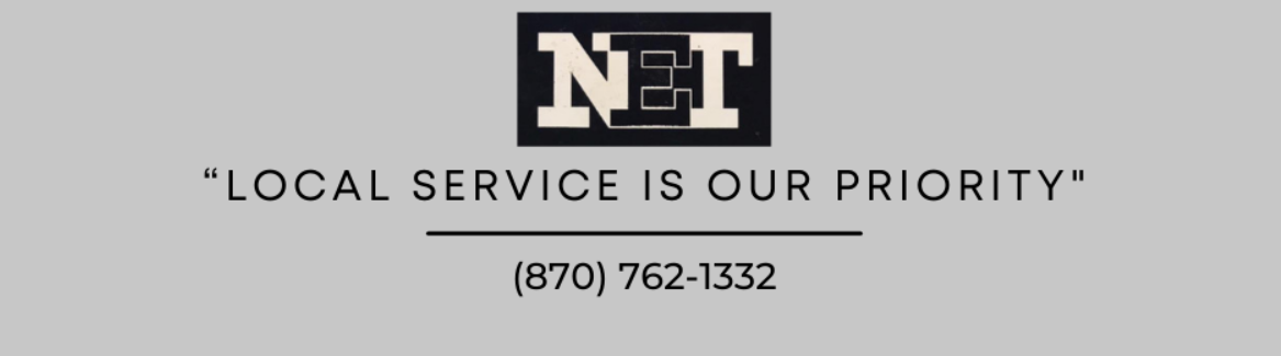 Logo for NET with the text