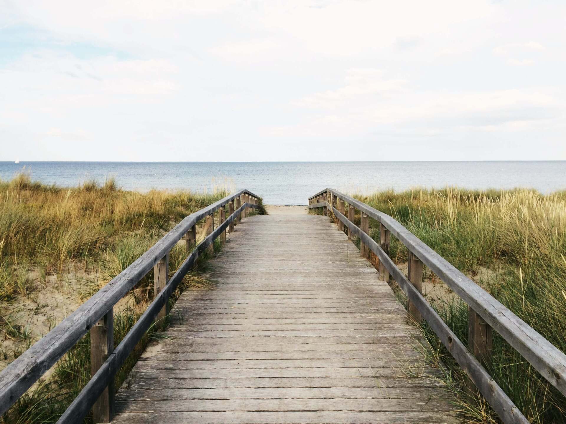 walkway to beach cremation process