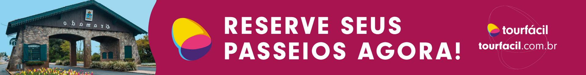 Reserve seus passeios TourFácil