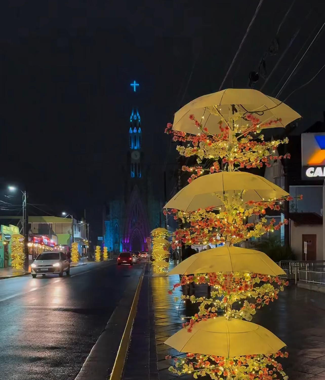 Decoração da Temporada de Inverno em Canela Crédito - Instagram Serra Gaúcha Brasil