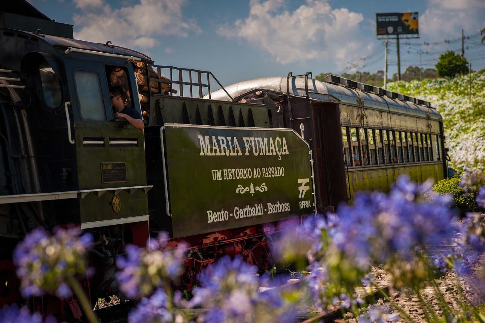 Trem Maria Fumaça na Serra Gaúcha