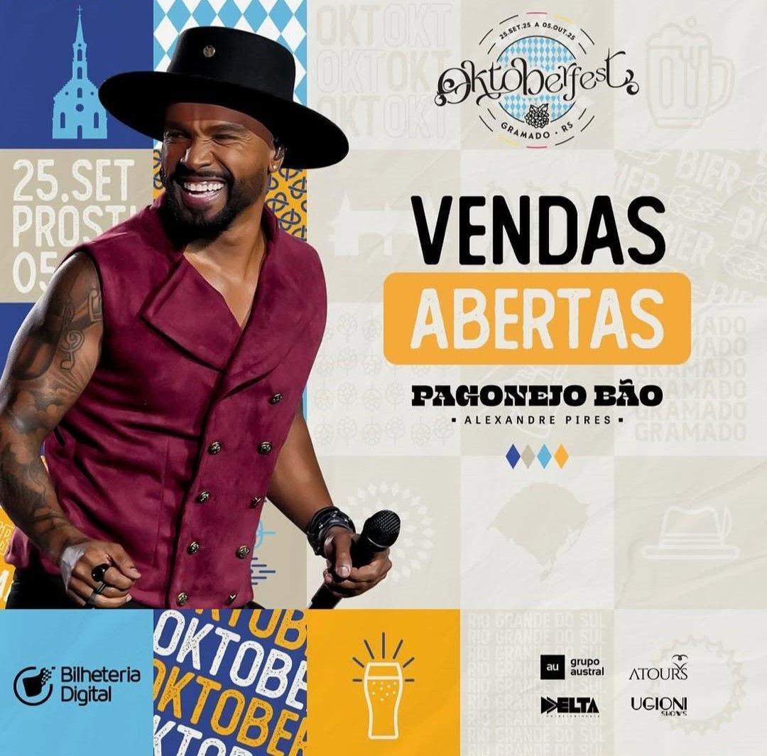 Oktoberfest Gramado 2025 Atrações vendas abertas ingressos show Maiara e Maraisa