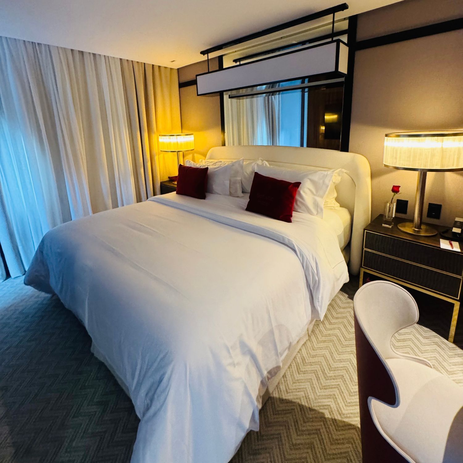 Quarto no Sofistic Hotel de Luxo em Gramado