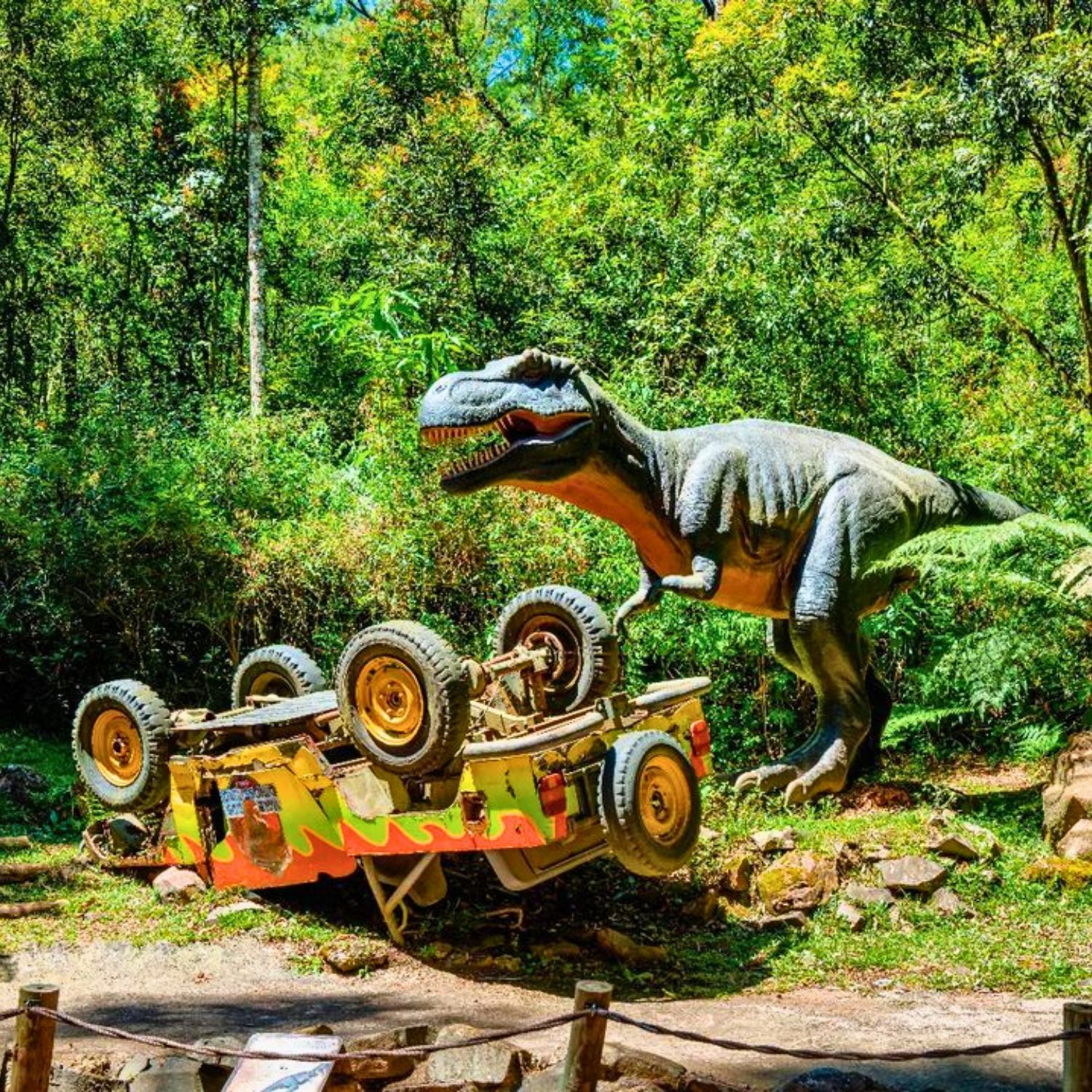 Vale dos Dinossauros em Canela Foto Instagram Vale dos Dinossauros