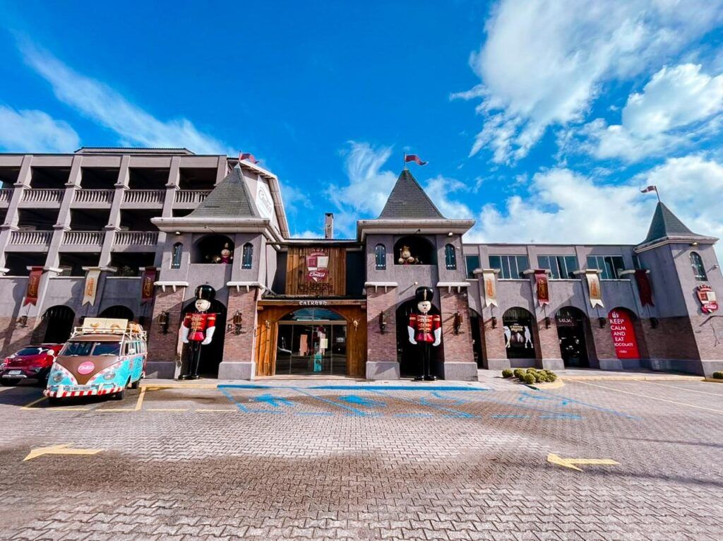 Fachada do Reino do Chocolate Caracol em Gramado Serra Gaúcha