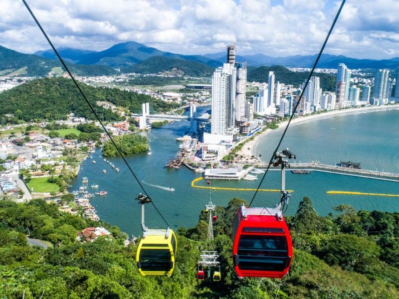 Bondinho Parque Unipraias Balneário Camboriú Santa Catarina litoral TourFácil