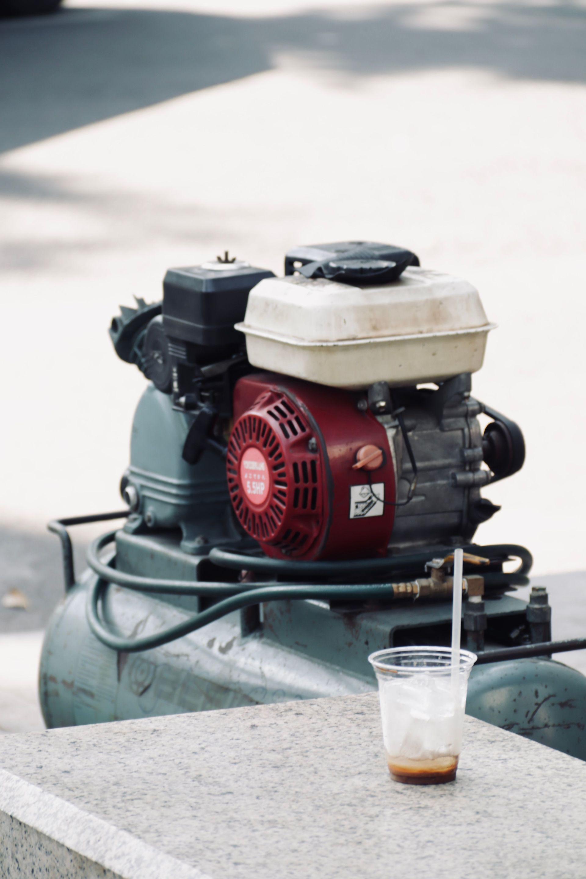 A small portable generator, the backup people reach for when a hurricane remnant knocks out power in North Texas