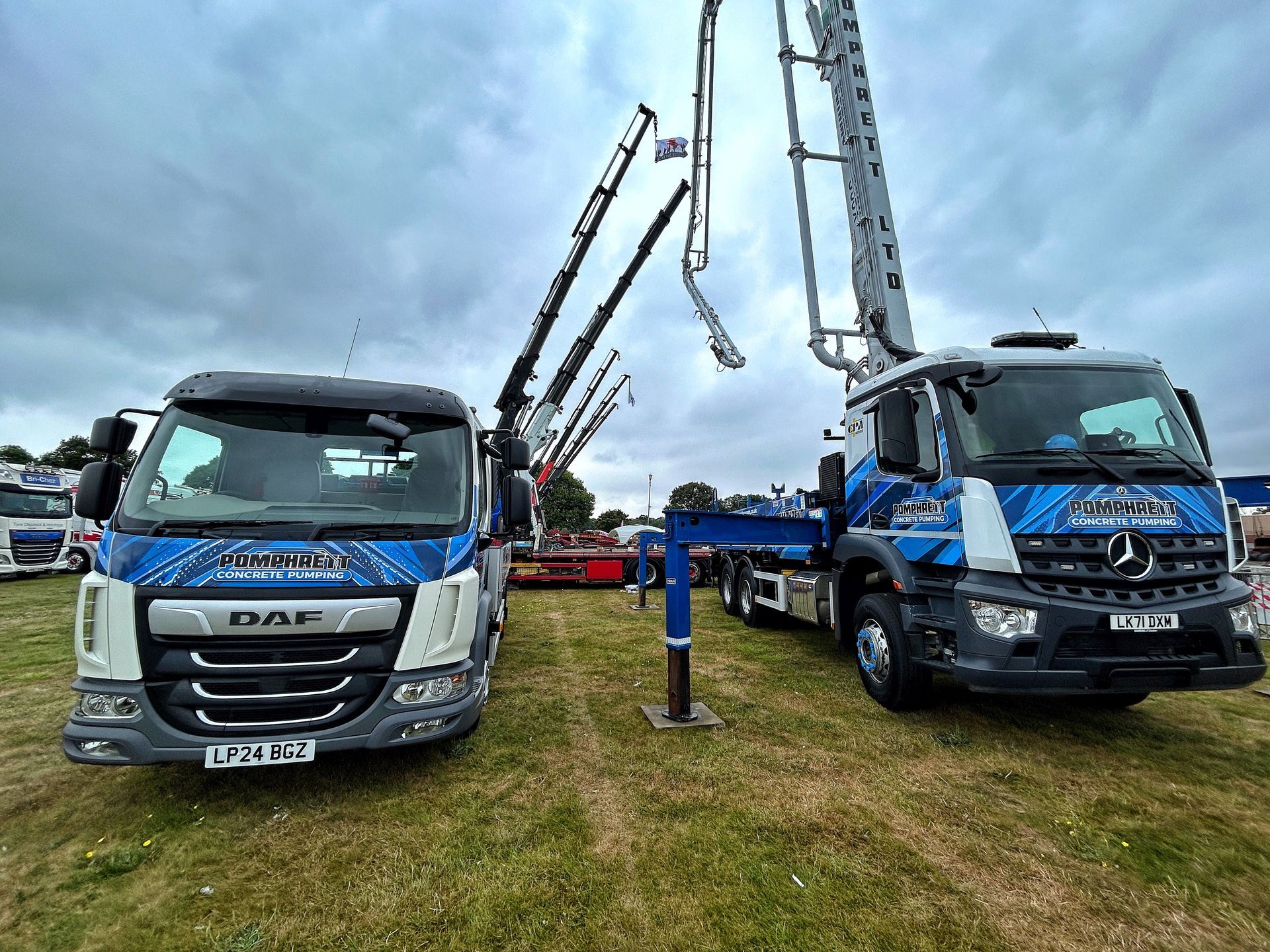 R Pomphrett Ltd Concrete Pumping Festival of Wheels, Trinity Park, Ipswich