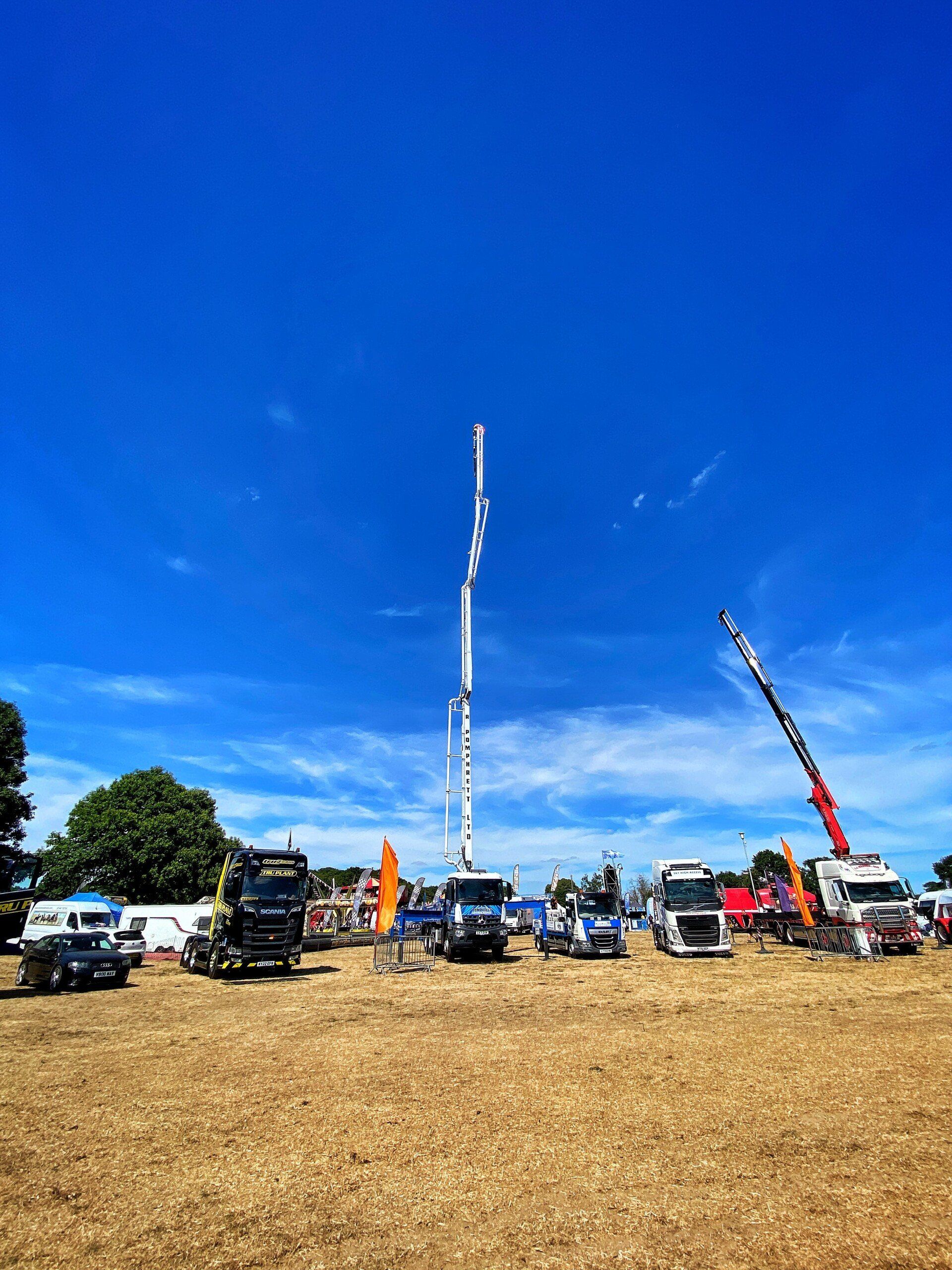 R Pomphrett Ltd Concrete Pumping Festival of Wheels, Trinity Park, Ipswich