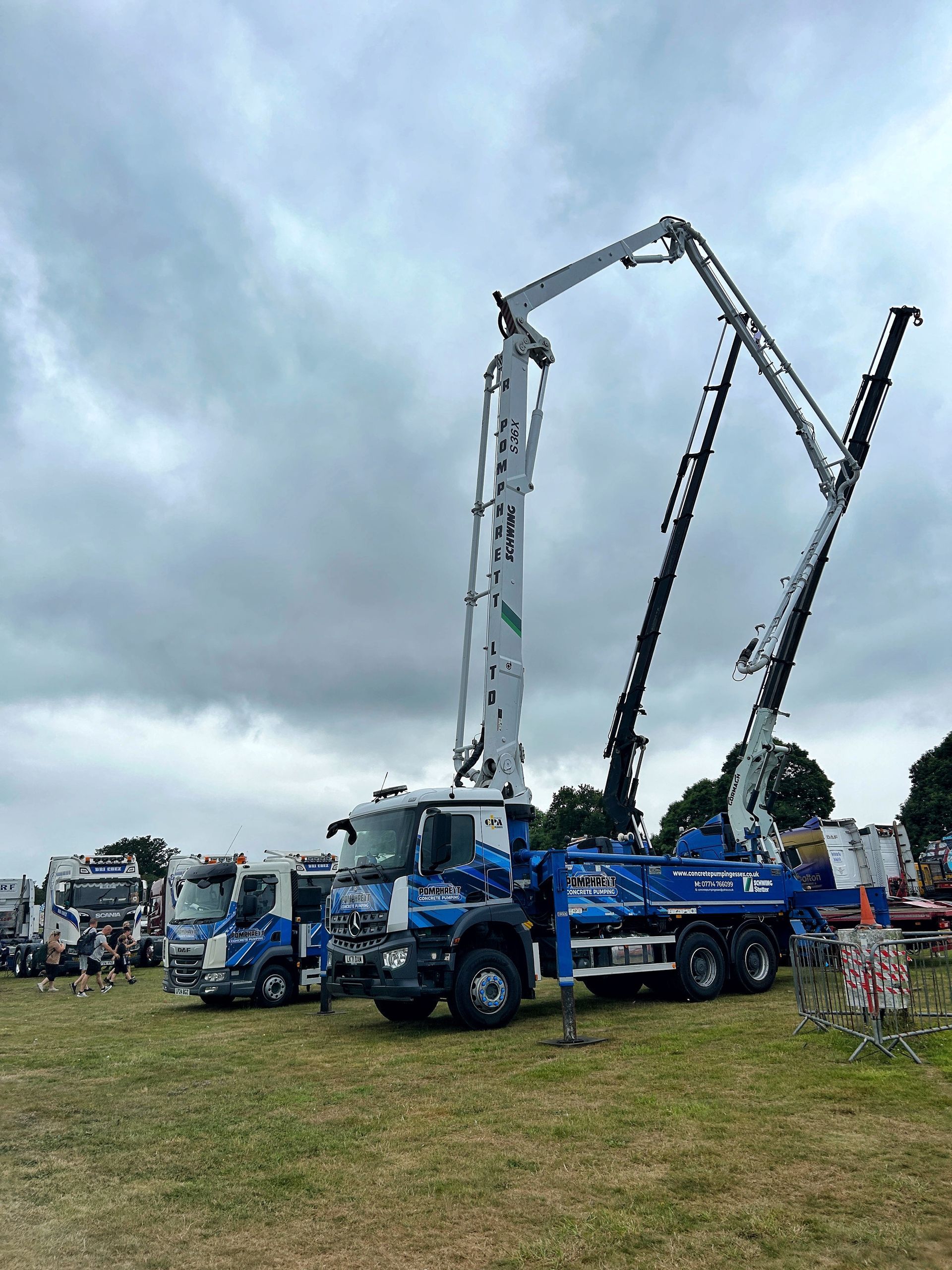 R Pomphrett Ltd Concrete Pumping Festival of Wheels, Trinity Park, Ipswich