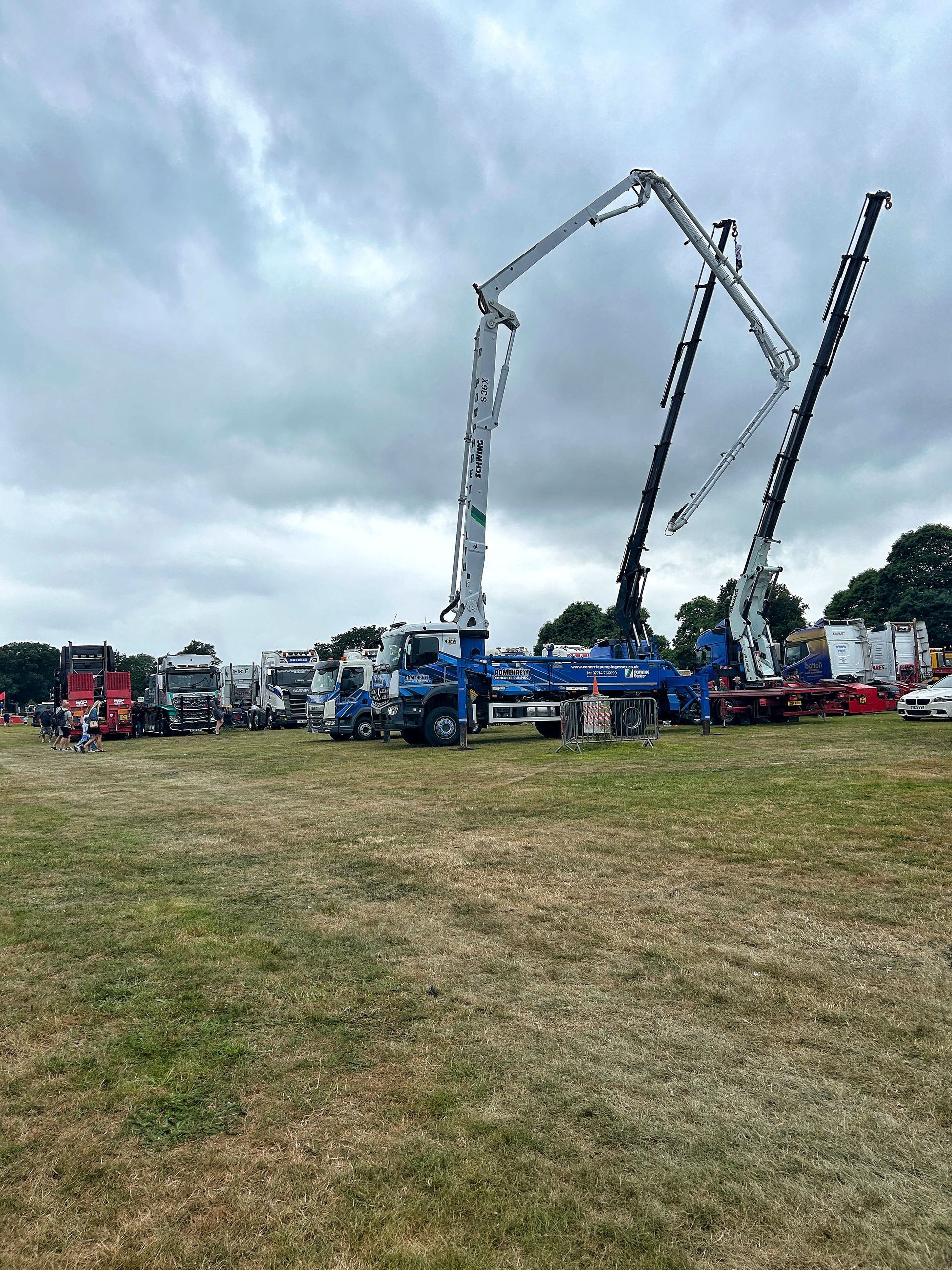 R Pomphrett Ltd Concrete Pumping Festival of Wheels, Trinity Park, Ipswich