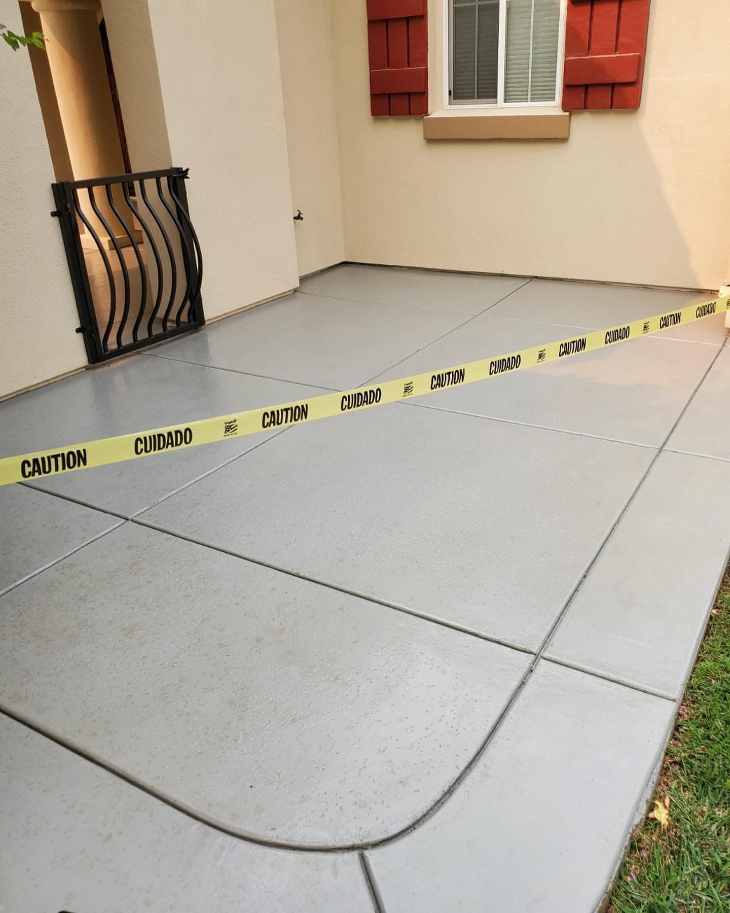 Concrete patio installation by Drago Inc. in Sacramento, CA
