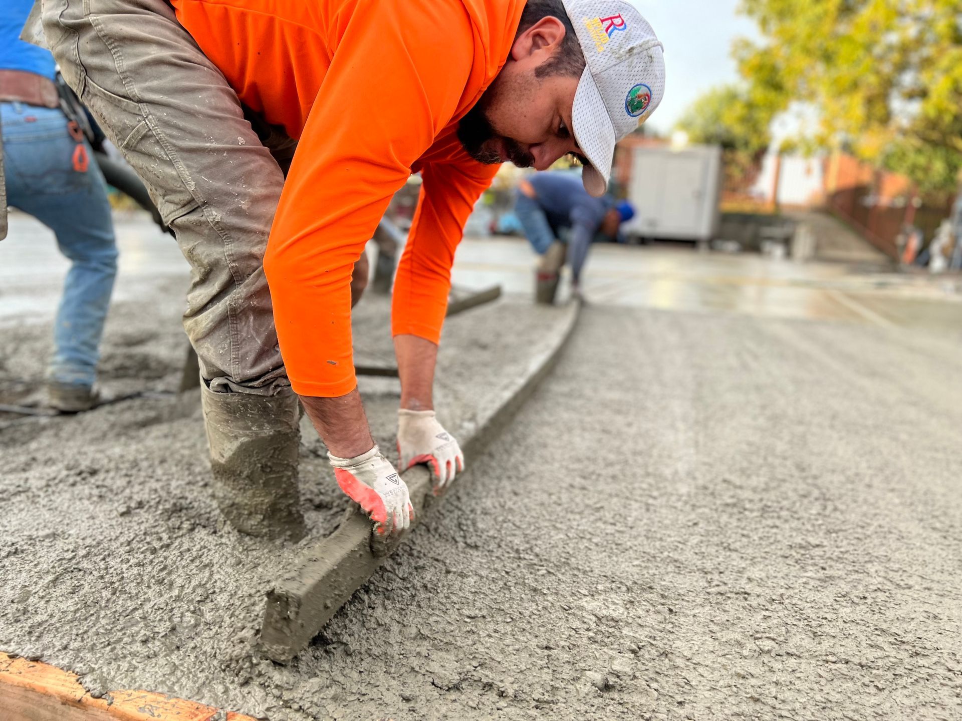 Drago Inc. crew performing concrete repair and replacement