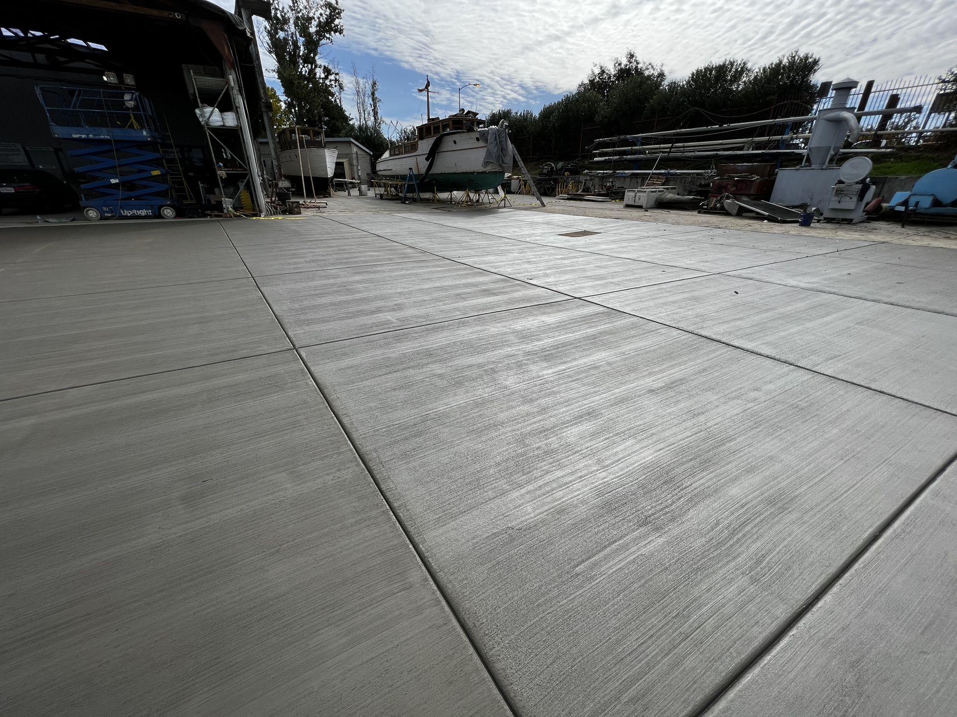 Commercial concrete installation by Drago Inc.