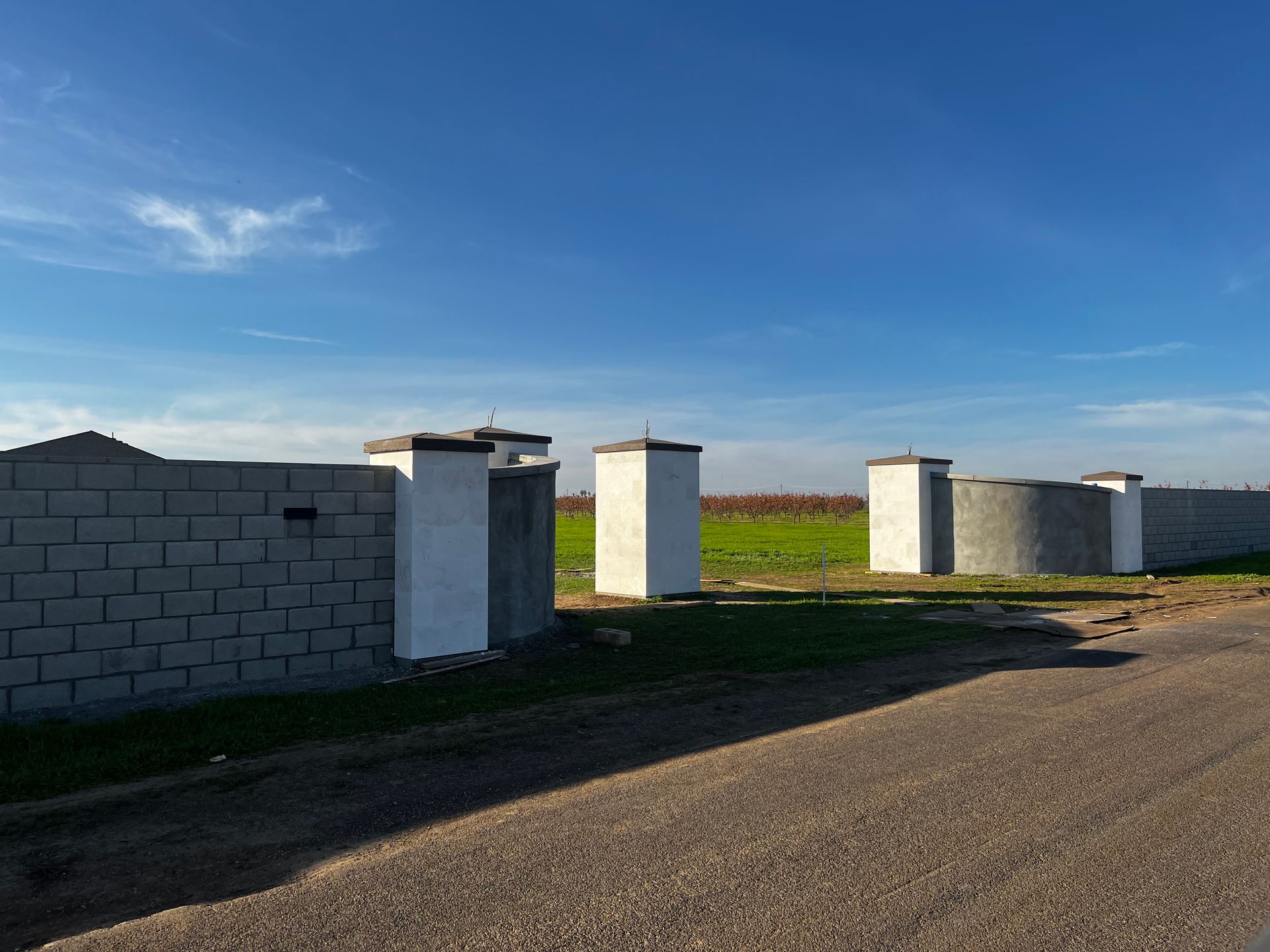 Grading work completed on a residential property in Modesto, CA