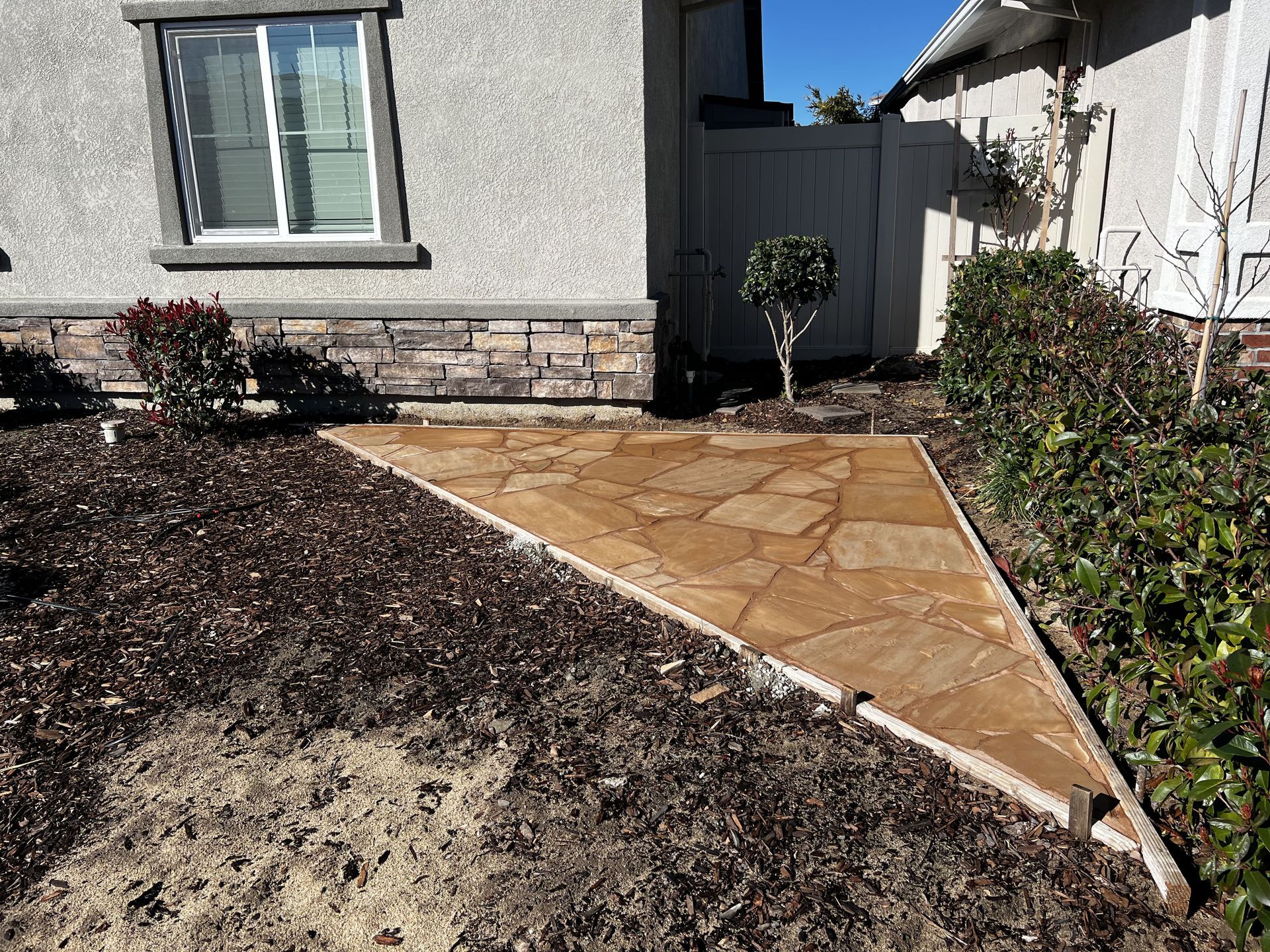 Grading and sod installation project completed in Tracy, CA