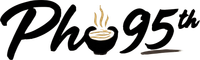 Stylized &ldquo;Pho 95th&rdquo; logo with a steaming bowl forming the o in Pho.